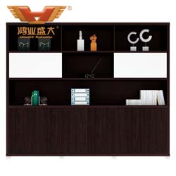 不锈钢底文件柜 黑橡木文件柜H80-0666 不锈钢底文件柜 黑橡木文件柜H80-0666