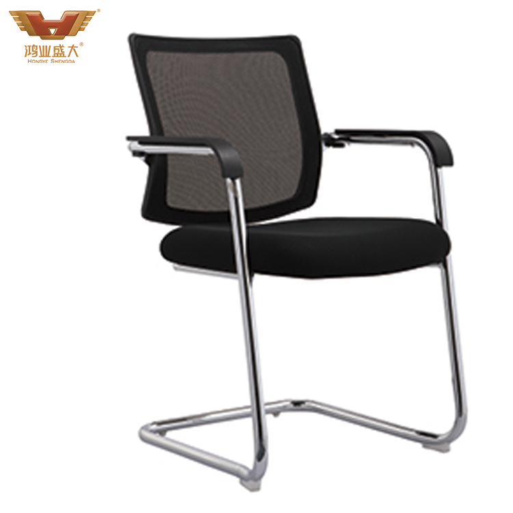 厂家直销网布弓形办公椅聚会椅HY-948H 厂家直销网布弓形办公椅聚会椅HY-948H